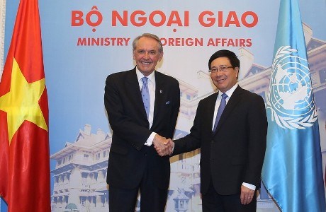Phó Thủ tướng Phạm Bình Minh hội đàm với Phó Tổng Thư ký LHQ Jan Eliasson