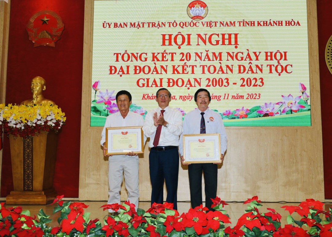UBMTTQ Việt Nam tỉnh Khánh Hòa:  Tổng kết 20 năm Ngày hội Đại đoàn kết toàn dân tộc
