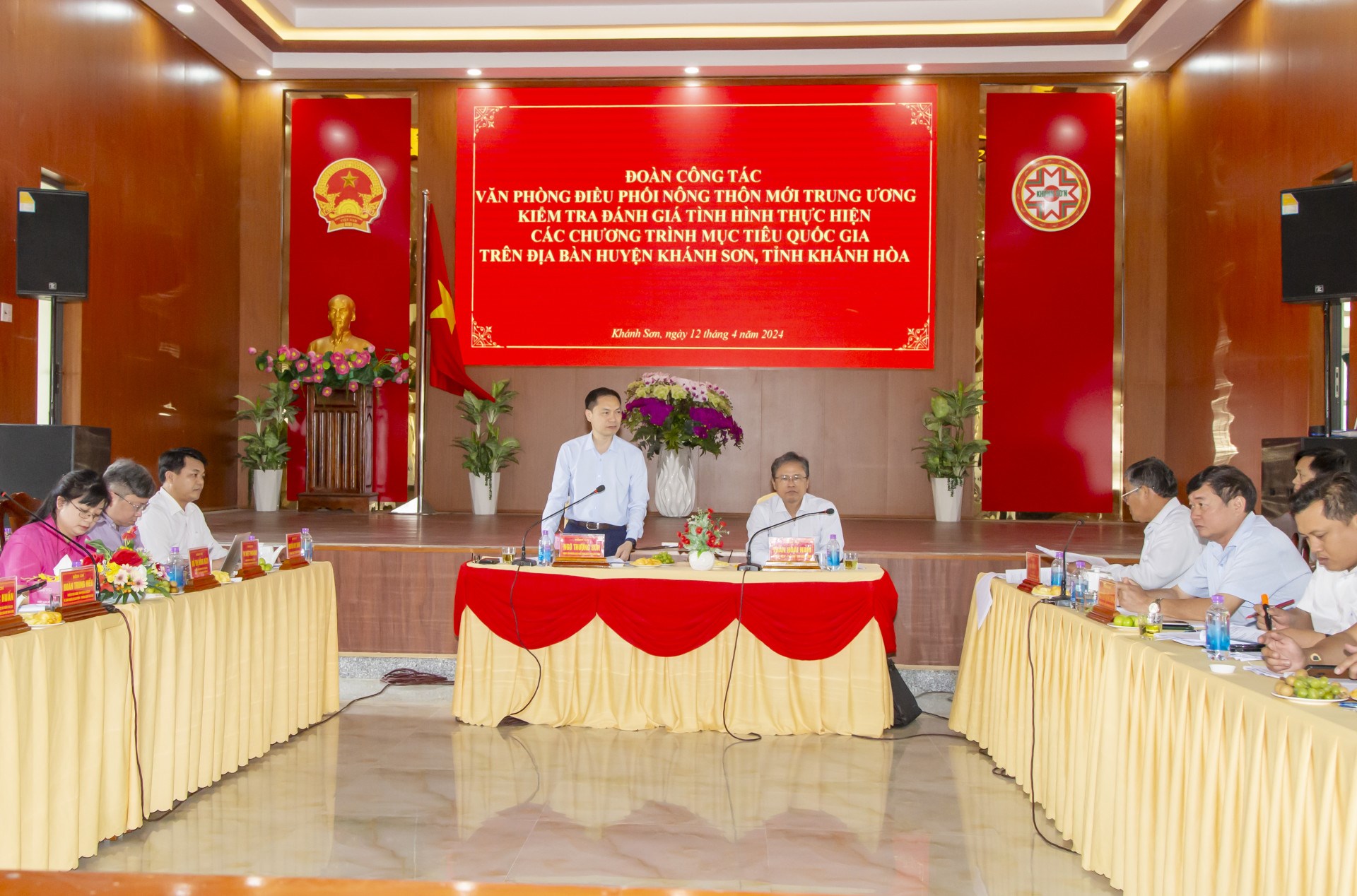 Ban chỉ đạo Trung ương các Chương trình mục tiêu quốc gia làm việc tại Khánh Sơn