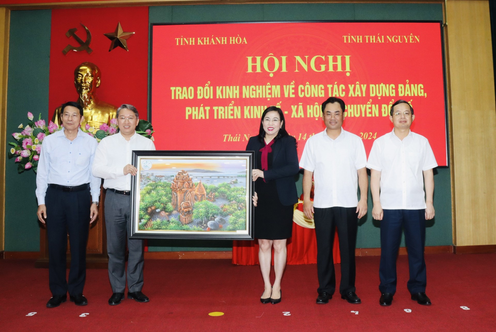 Bí thư Tỉnh ủy Nguyễn Hải Ninh thăm và làm việc tại tỉnh Thái Nguyên