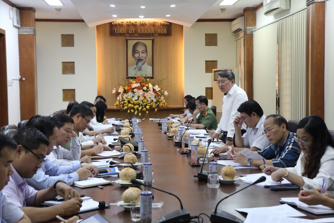 Bí thư Tỉnh ủy Nguyễn Hải Ninh chủ trì cuộc họp Thường trực Ban chỉ đạo Phòng, chống tham nhũng, tiêu cực tỉnh