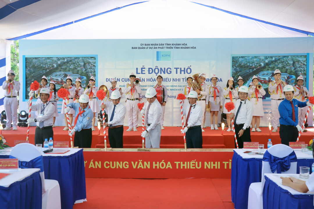 Động thổ dự án Cung Văn hóa thiếu nhi tỉnh Khánh Hòa