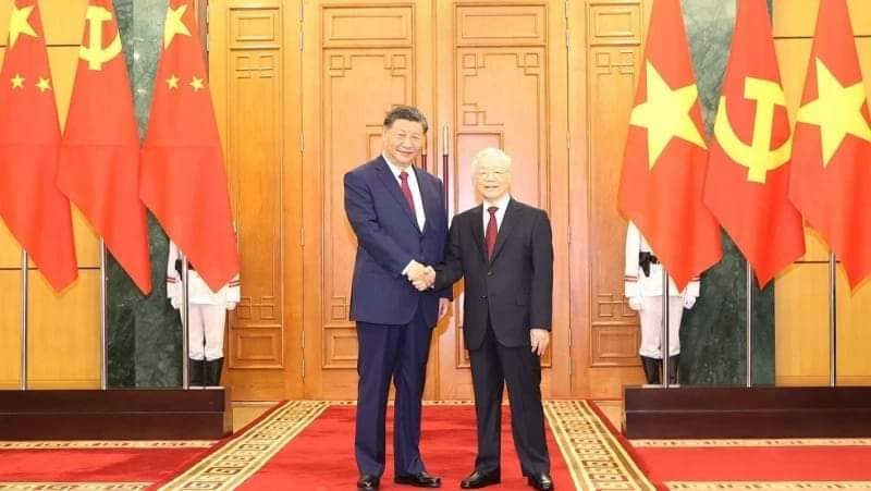 Tổng Bí thư Nguyễn Phú Trọng và Tổng Bí thư, Chủ tịch nước Trung Quốc Tập Cận Bình trao đổi Thư chúc mừng năm mới