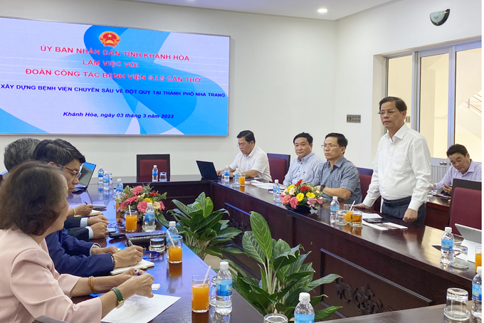 Tạo điều kiện để đề án xây dựng bệnh viện chuyên sâu về đột quỵ tại Nha Trang được sớm triển khai