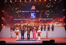 Tổng công ty Khánh Việt đạt giải thưởng TOP 100 Sao Vàng Đất Việt 2021