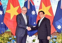 [Ảnh] Thủ tướng Phạm Minh Chính chủ trì Lễ đón Thủ tướng Australia Anthony Albanese