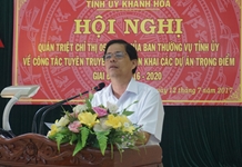 Khánh Hòa: Đẩy mạnh công tác tuyên truyền khi triển khai thực hiện các dự án trọng điểm