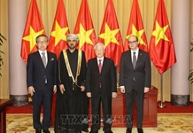 Tổng Bí thư, Chủ tịch nước Nguyễn Phú Trọng tiếp các đại sứ trình Quốc thư