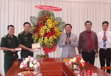 Bí thư Tỉnh ủy Khánh Hòa Nguyễn Khắc Định thăm các đơn vị Bộ đội Biên phòng