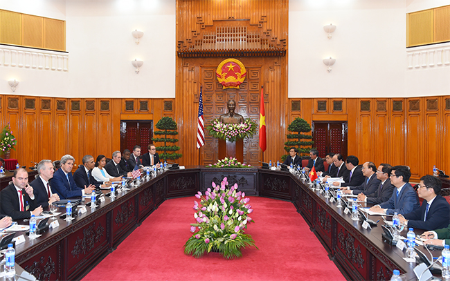 Thủ tướng Nguyễn Xuân Phúc tiếp Tổng thống Hoa Kỳ Barack Obama