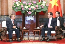 Chủ tịch nước Trần Đại Quang tiếp Bộ trưởng Lễ nghi và Tôn giáo Campuchia