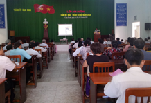 Trung tâm bồi dưỡng chính trị thành phố Cam Ranh: 130 học viên tham dự lớp Bồi dưỡng cán bộ Mặt trận cơ sở năm 2018 
