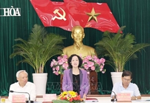 Đoàn công tác Tiểu ban Văn kiện Đại hội XIII làm việc tại Khánh Hòa