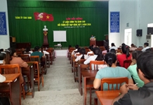 Trung tâm Bồi dưỡng chính trị thành phố Cam Ranh: Tổ chức Lễ khai giảng lớp Bồi dưỡng lý luận chính trị dành cho đối tượng kết nạp Đảng, đợt 2 năm 2018