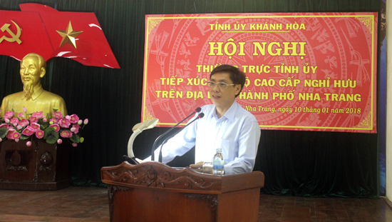 Cán bộ cao cấp nghỉ hưu trên địa bàn thành phố Nha Trang: Luôn đồng hành cùng sự phát triển của tỉnh nhà 