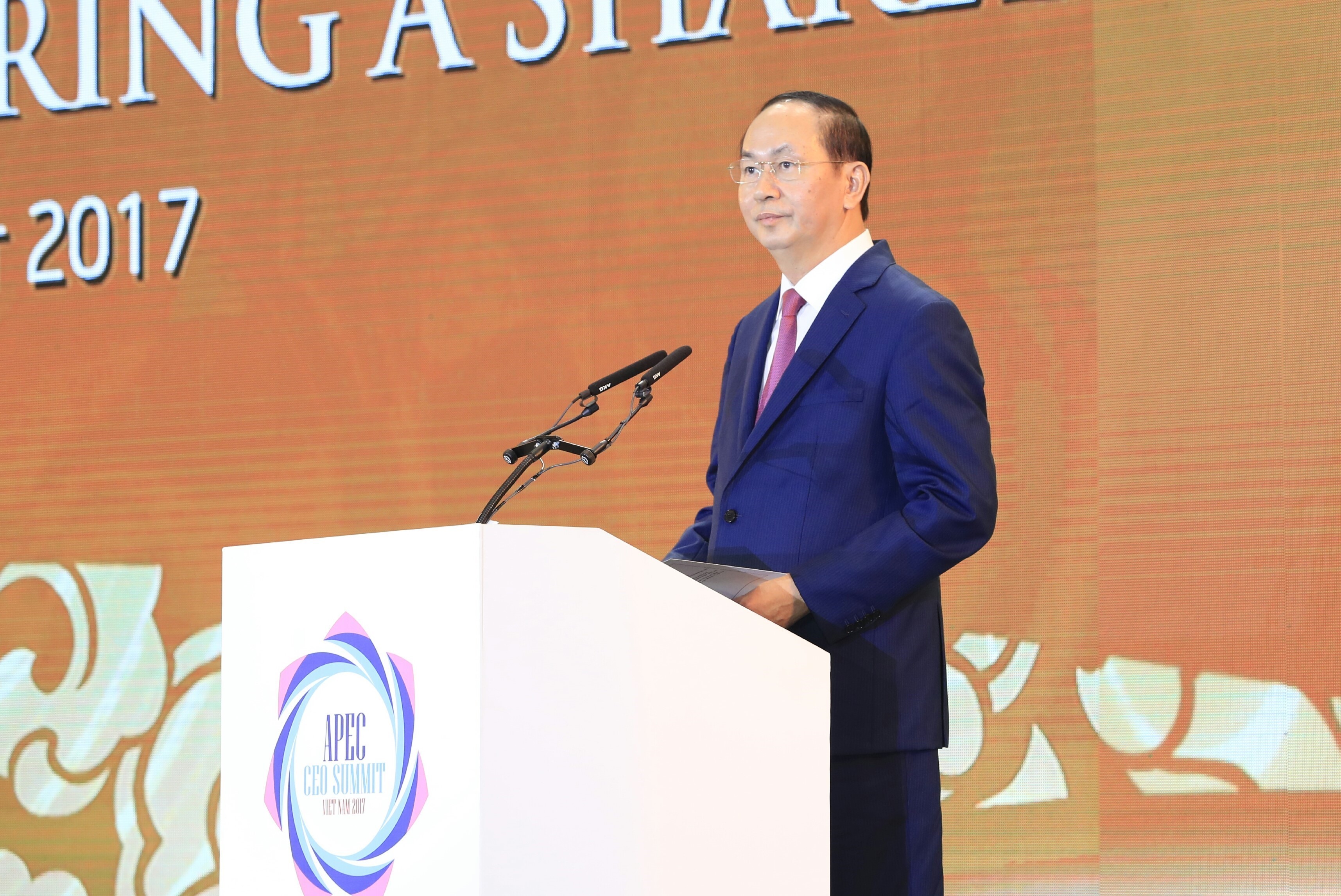 Chủ tịch nước Trần Đại Quang phát biểu Khai mạc tại Hội nghị thượng đỉnh doanh nghiệp APEC