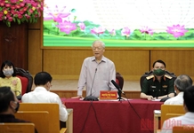 Tổng Bí thư Nguyễn Phú Trọng tham dự Hội nghị tiếp xúc với cử tri TP Hà Nội