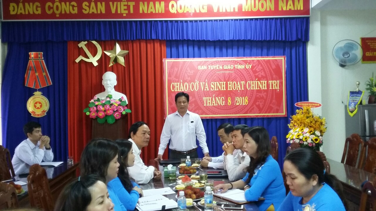 Ban Tuyên giáo Tỉnh ủy: Sinh hoạt kỷ niệm 88 năm Ngày Truyền thống công tác Tuyên giáo của Đảng
