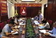 Đoàn Khảo sát công tác an toàn thực thực phẩm làm việc tại huyện Cam Lâm