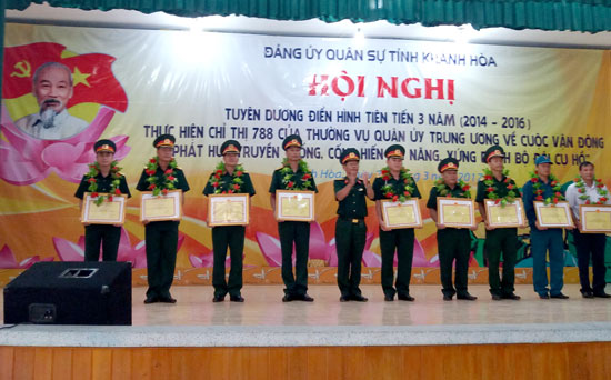 Khánh Hòa: Sơ kết thực hiện Chỉ thị 788 của Thường vụ Quân ủy Trung ương