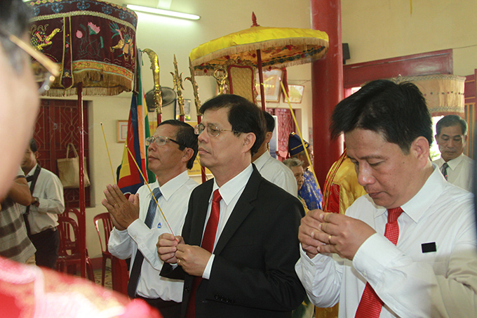 Lễ dâng hương tưởng niệm Giỗ Tổ Hùng Vương tại Khánh Hoà