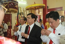 Lễ dâng hương tưởng niệm Giỗ Tổ Hùng Vương tại Khánh Hoà