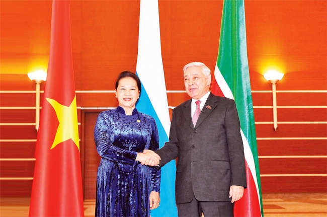 Chủ tịch Quốc hội Nguyễn Thị Kim Ngân thăm Cộng hòa Ta-ta-xtan, LB Nga
