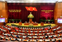 Thông cáo báo chí về ngày làm việc thứ nhất của Hội nghị lần thứ 14 Ban Chấp hành Trung ương Đảng khóa XII