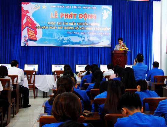 Khánh Hòa phát động Cuộc thi tìm hiểu truyền thống  “55 năm Ngày mở đường Hồ Chí Minh trên biển”