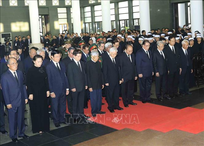 Cử hành trọng thể Lễ viếng Chủ tịch nước Trần Đại Quang