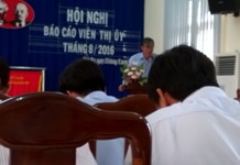 Ninh Hòa: Tổ chức Hội nghị Báo cáo viên định kỳ tháng 8/2016	