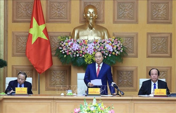 Thủ tướng Nguyễn Xuân Phúc tiếp Hiệp hội Doanh nghiệp vừa và nhỏ Việt Nam
