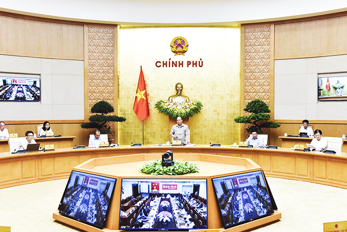 Thủ tướng chủ trì họp trực tuyến toàn quốc về phòng, chống dịch Covid-19