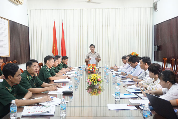 Giám sát việc thực hiện Chỉ thị số 05 tại Đảng ủy Bộ đội Biên phòng tỉnh