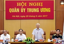 Tổng Bí thư Nguyễn Phú Trọng chủ trì Hội nghị Quân ủy Trung ương
