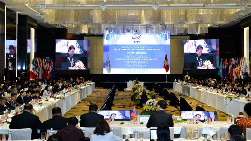Bế mạc Hội nghị thường niên lần thứ 26 Diễn đàn Nghị viện châu Á- Thái Bình Dương- Thông qua Tuyên bố Hà Nội
