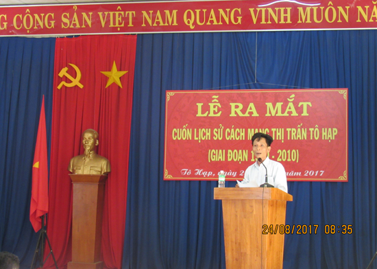Ra mắt cuốn lịch sử cách mạng thị trấn Tô Hạp giai đoạn 1930 - 2010