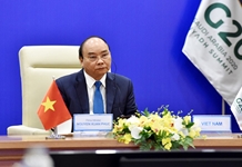 Thủ tướng Nguyễn Xuân Phúc tham dự Hội nghị cấp cao G20 trực tuyến