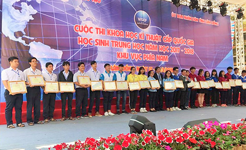 Cuộc thi Khoa học kỹ thuật cấp quốc gia: Đoàn Khánh Hòa đạt 4 giải
