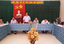 Ban Tuyên giáo Tỉnh ủy làm việc tại huyện Khánh Vĩnh