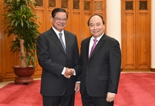 Thủ tướng Nguyễn Xuân Phúc tiếp Phó Thủ tướng Campuchia