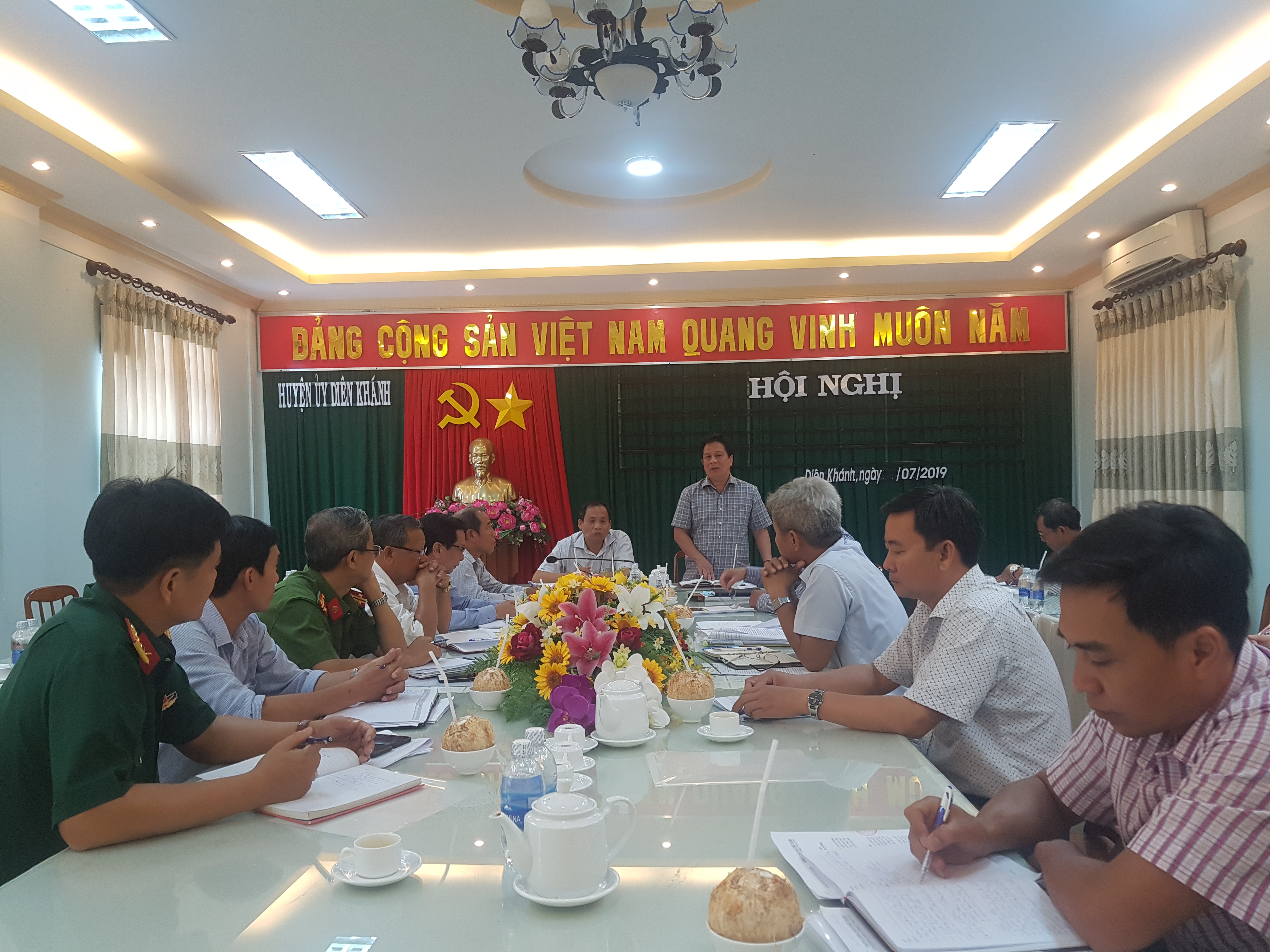 Kiểm tra công tác tuyên truyền miệng, hoạt động báo cáo viên tại Huyện ủy Diên Khánh 