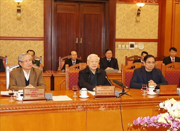 Tổng Bí thư, Chủ tịch nước Nguyễn Phú Trọng: Ngay sau Tết, các cấp, các ngành tập trung thực hiện nhiệm vụ sản xuất, kinh doanh, phát triển kinh tế - xã hội