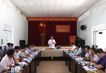 Thường trực Tỉnh ủy Khánh Hòa làm việc tại các địa phương