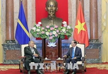 Chủ tịch nước Trần Đại Quang tiếp Tổng thống Cộng hòa Nauru