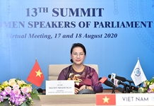 Chủ tịch Quốc hội Nguyễn Thị Kim Ngân dự Hội nghị thượng đỉnh các nữ Chủ tịch Quốc hội thế giới lần thứ 13