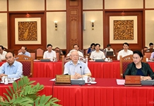 Bộ Chính trị làm việc về chuẩn bị đại hội các đảng bộ trực thuộc TƯ