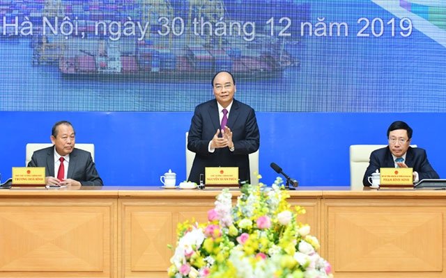 Thủ tướng Nguyễn Xuân Phúc dự Lễ ghi nhận xuất, nhập khẩu hàng hóa của Việt Nam vượt mốc 500 tỷ USD