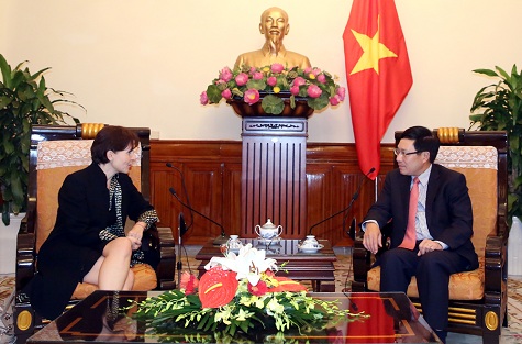 Phó Thủ tướng Phạm Bình Minh tiếp Đại sứ Italy
