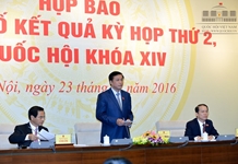 Họp báo công bố kết quả Kỳ họp thứ hai, Quốc hội khóa XIV
